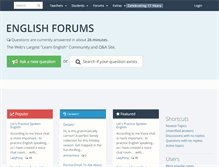 Tablet Screenshot of englishforums.com